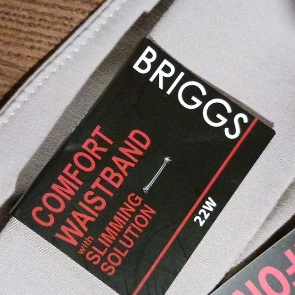 NWT BRIGGS WOMAN COMFORT WAISTBAND SLIMMING SOLUTION PANTS 👖 22W - Picture 5 of 10